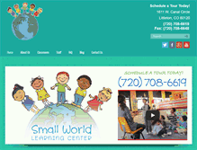 Tablet Screenshot of littletoncodaycare.com